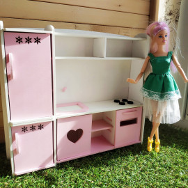Кухонный гарнитур для кукол формата Барби